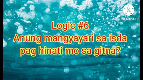pinoy logic question and answer.